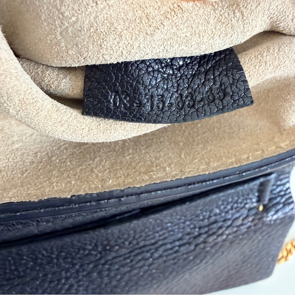 CHLOÉ DREW SHOULDER BAG IN SMALL GRAIN LAMBSKIN BLACK - Picture 14 of 16